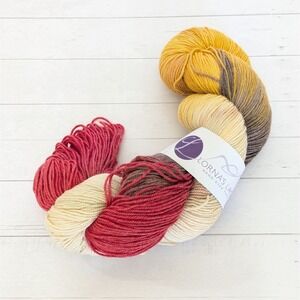 Lorna's Laces Solemate Yarn Merino Wool Outlast Hand Dyed 425 yards Cornelia 612